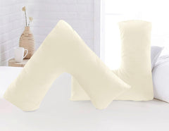 V shaped pillow case microfiber Back & Neck Support Pregnancy/Nursing V Pillowcase cover only Microfiber.