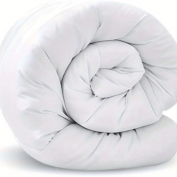 1 All-Season Hotel-Style Bedding Quilted Duvet- Ultra-Soft With Diamond Grid Design (White, Tog 10.5, 135x200cm/ 200x200cm/ 230x220cm/ 260x220cm)