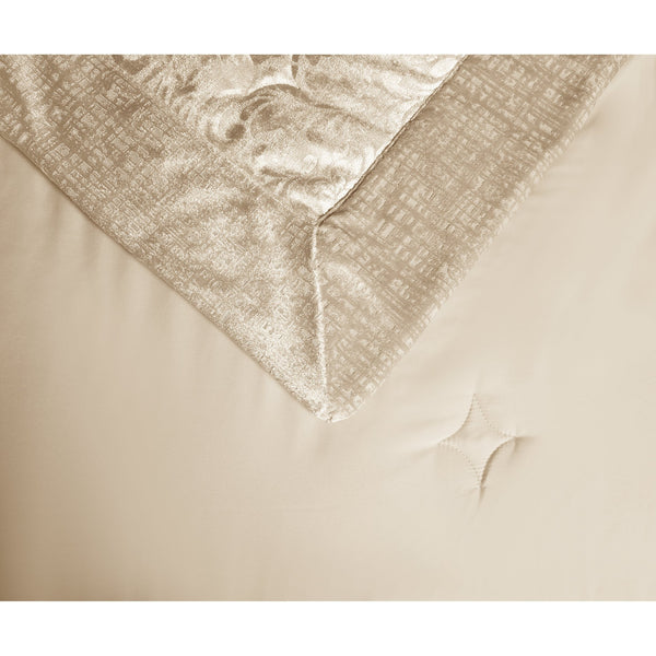 3 Piece Velvet Quilted Bedspread Set Jacquard Damask Bed Cover with Pillow Shams | Luxury Soft Polyester Bedspread for Double King Super King Beds | Modern Elegant Bedroom Bedding Set