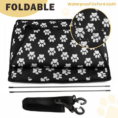 Portable Breathable Bag for Pets, Designed As a Booster Seat for Travel with a Seat Belt