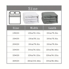 Tog 2.5 | 7.5 | 13.5 Grey All-Seasons Diamond Quilted Duvet Quilt Comforter | All-Seasons Breathable Lightweight Warm Bedding Comforte for Home Hotel