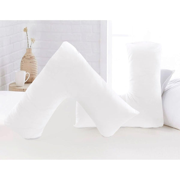 V shaped pillow case microfiber Back & Neck Support Pregnancy/Nursing V Pillowcase cover only Microfiber.