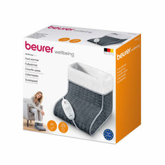Beurer FW20 Cosy Electric Heated Foot Warmer, Grey