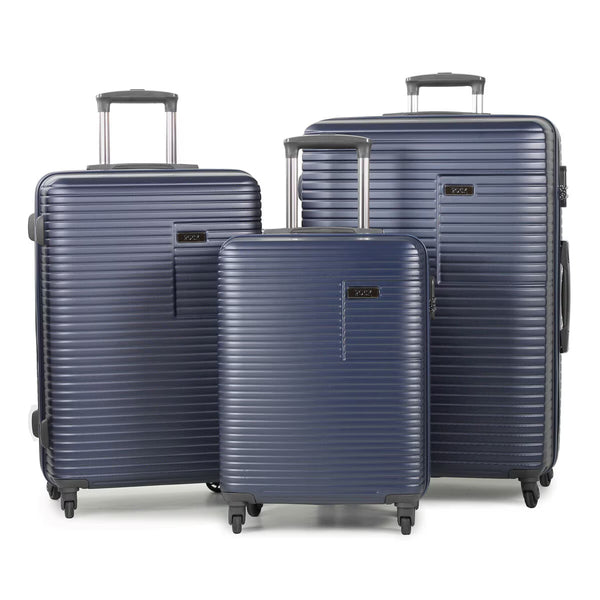 Rock Pacific 3 Piece Hardside Luggage Set in 2 Colours
