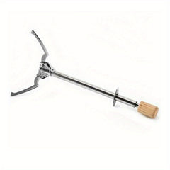 Telescopic Ice Clip Pickle Grabber Fork Tongs Olives Pickled Onions Utensil 1pc