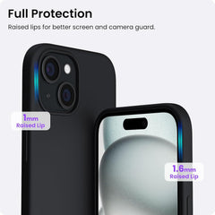 Case For iPhone 16 Pro Max Plus 15 Pro Max Plus 16e (2025) 14 Pro Max Plus 13 Pro Max Mini 12 Pro Max Mini 11 Pro Max Black Shockproof Phone Cover