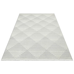 Concept Looms Jazz Grey Diamond Indoor Oudoor Rug, in 2 Sizes