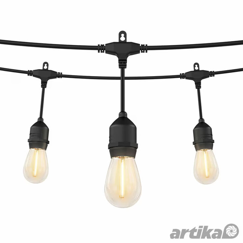 Artika Eclipse 42Ft (12.8M) 20 LED Outdoor Solar String Lights Set