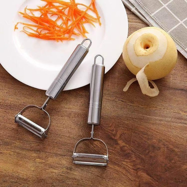 Peeler， 3 in 1 Potato Peeler/Vegetable & Julienne Slicer. Carrot and All Kinds of Veg & Soft Skinned Fruit. Stainless Steel