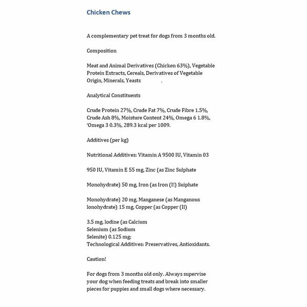 Webbox Meaty Chomping Chews, 2.15Kg in 2 Flavours
