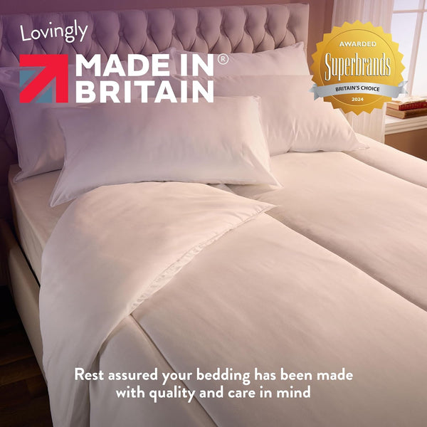 Slumberdown Chilly Nights 15 Tog Double Duvet - Extra Warm, Thick & Cosy Winter Quilt for Cold Nights | Uk-Made, Soft Touch Cover, Non-Allergenic & Washable (200 X 200Cm)