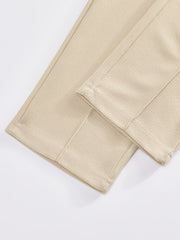 Men's 2pcs Set: Long-Sleeve Shirt and Drawstring Pants - Clean, Comfortable, Breathable