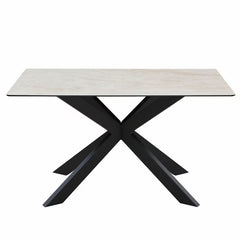Indus Valley Arden Ceramic Dining Table with Taupe Corner Bench & Low Bench