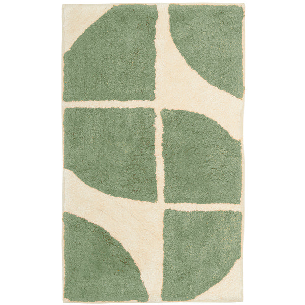 Stockholm Bath Mat with Non-Slip Backing – Super Soft, Water Absorbent, 100% Cotton Blend, Quick-Drying Bathroom Toilet Floor Rug, 50 x 8 cm