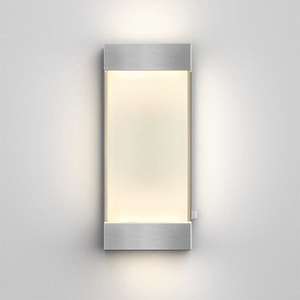 Artika Glacier Integrated LED Outdoor / Indoor Wall Light in Aluminium