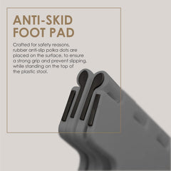 9 Inch Folding Step Stool With Carry Handle & Anti Skid Footpad | Foldable & Collapsible Step Stool