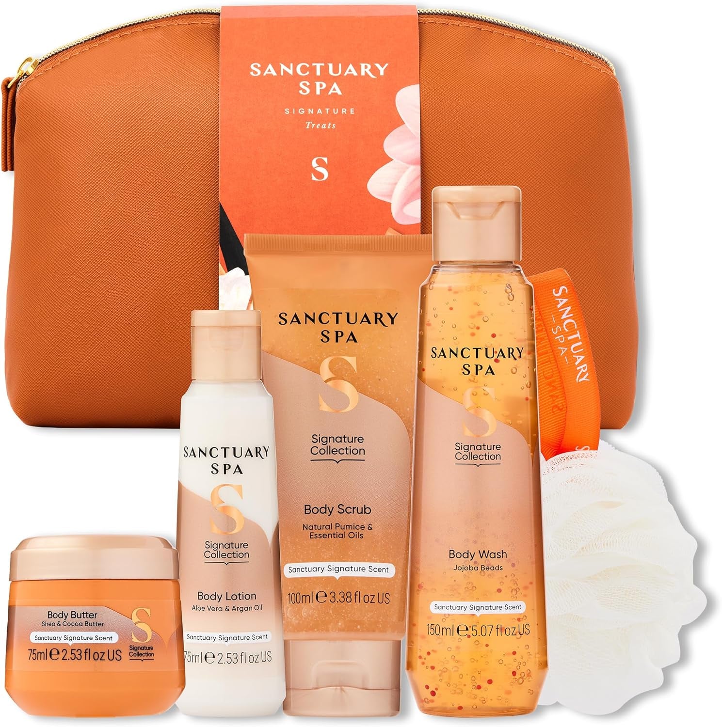 Sanctuary Spa Signature Treats Gift Set, Vegan, Gift for Women, Birthday Gift, Womens Gift Sets, Self Care Gift