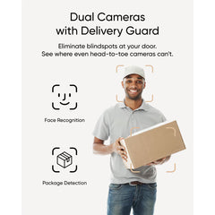 Eufy 2K Video Doorbell E340 8GB Local Storage with Chime - No Monthly Fees