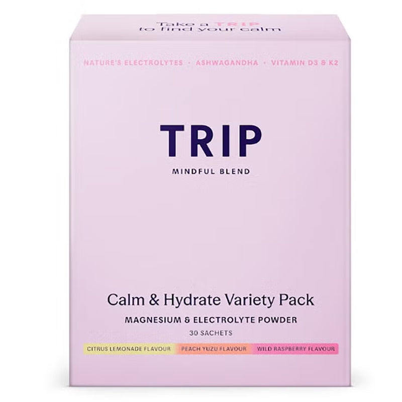 Trip Calm & Hydrate Electrolyte Powder Variety Pack, 30 Count
