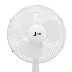 12” Portable Desk Fan – 3-Speed Table Fan with 90° Oscillation, Adjustable Tilt Head & Quiet Operation – Compact Air Circulator for Bedroom, Office, or Home (White)
