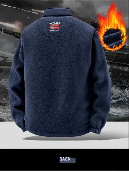[Shule Water OBM] Easter New Product Launch, New Autumn Winter Fleece-Lined Thickened Jacket, Fashionable Fleece Fabric, Graphene Lining, Casual Trendy Versatile, First Choice for Autumn Winter