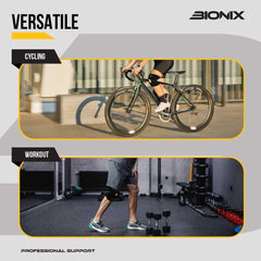 Bionix Knee Support with Open Patella - Adjustable Knee Brace for Arthritis, Sports Injury, Meniscus Tear, Joint Pain, ACL, Runners Knee Support for Men and Women - Knee Brace with 3 Straps