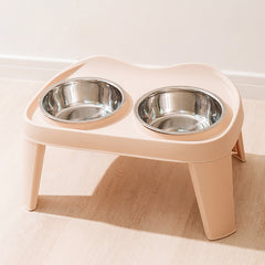 Dog Bowls with Stand, Adjustable Raised Dog Bowl for Large Dogs, Dog Feeding Station with 2 Stainless Steel Dog Bowls, Non-Slip elevated dog bowls