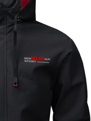 Men'S Outdoor Hooded Lightweight Jacket Sports Coat Inner Mesh Fabric
