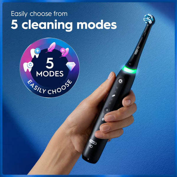Oral-B Io Series 5 Electric Toothbrush with Travel Case in Matt Black