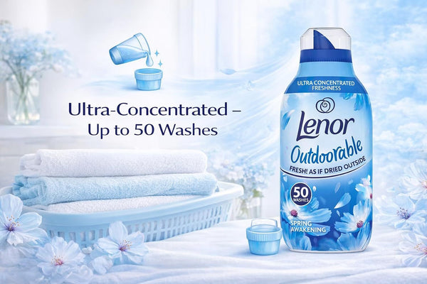 Lenor Outdoorable Fabric Conditioner | Spring Awakening | Ultra Concentrated formula | 50 Washes | 3 x 700ml Bundle