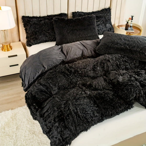 Teady bear Long Cord Microfiber Duvet Set | Hotel-Quality Comfort with Button Closure & Corner Ties | Machine Washable for Easy Care | Single, Double, King, Super King Sizes Available