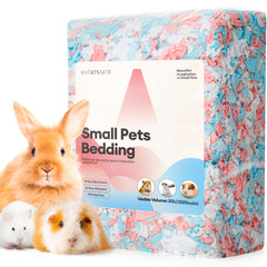 BUCATSTATE 20L/450g Hamster Bedding, 99% Dust-Free Guinea Pig Paper Bedding Odor Control Paper Bedding, Cozy Small Animal Bedding For Rabbit Rat Syrian Dwarf Hamsters Gerbils