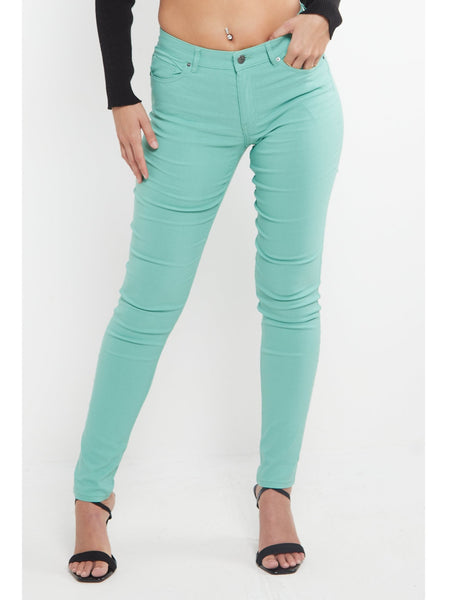 MYT Womens Chino Trousers Ladies Skinny Fit Super Stretch Office Work Casual Chinos Waist Size UK 6-18
