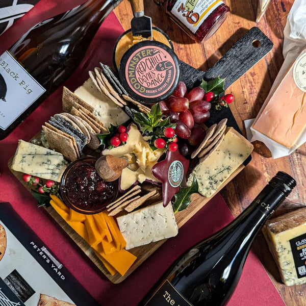 IMP & MAKER Perfect Christmas Pairing Cheese Board and Wine Hamper