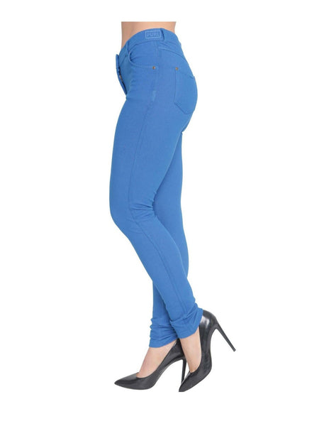 Women’s High-Waisted Stretch Jeans LOOK Jeggings Slim Fit Skinny Denim Trousers – Comfortable, Soft, Pull-On Elastic Waist Pants for Shaping Body Contour, Casual Everyday Wear, Lightweight, Breathable, Stretchy Jean Leggings, Fashion Essentials, Slimming