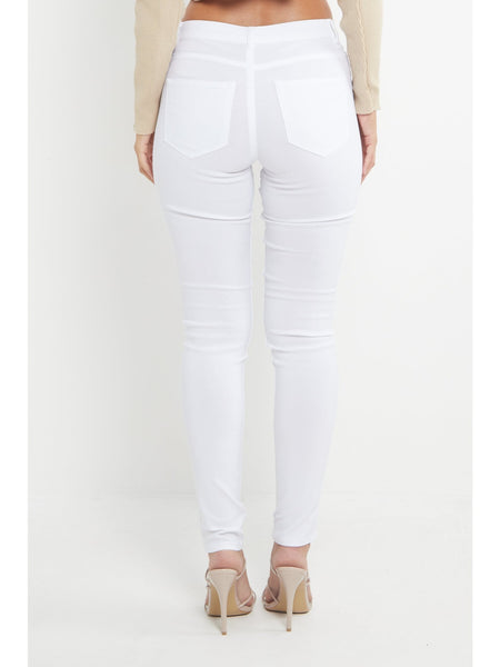 MYT Womens Chino Trousers Ladies Skinny Fit Super Stretch Office Work Casual Chinos Waist Size UK 6-18