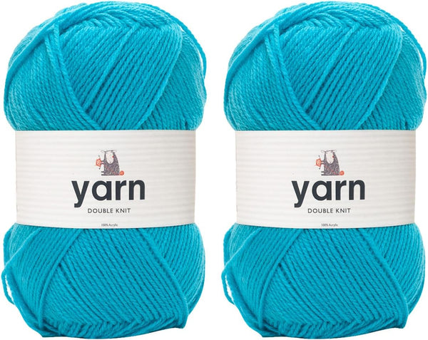 Korbond DK Beige Yarn - 100G Acrylic Wool - Lightweight, Hypoallergenic & Durable Double Knit Crochet Yarn Knitting Wool (290M Total)