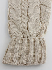 Targeted Development Direction Sweater Thick Twist Big Lapel Long Open Front Cardigan Pullover for Spring Autumn Winter