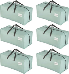 VENO 8 Pack Moving Bags Heavy-Duty Extra Large W/Backpack Straps, Moving House Essentials, Strong Handles & Zips, Clothes Storage, Packing, Laundry Bags, Reusable and Sustainable (Blue, 8 Pack)