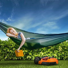 WORX Landroid M700+ WR167E Robot Lawn Mower for Medium Gardens up to 700M2/Cut to Edge Automatic Robotic Lawn Mower with App Control, Wifi