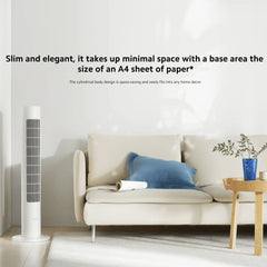 Xiaomi 2 Intelligent Tower Fan, 150° Rotating Tower Fan with Intelligent App Control, 3 Modes, Range 10 m, Energy Efficient