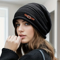Lightweight Warm Beanie Hat - Adjustable Buckle Closure, Soft Stretchy Winter Cap for Men & Women, Unisex Elastic Stretch Fit, Hand Washable, Ideal Gift for Christmas, Halloween, New Year's, Mother'S Day, Father'S Day, Parties & Outdoor Activities -