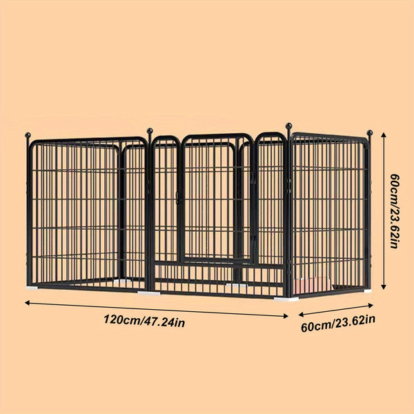 Portable Foldable Dog Gates Dog, Fence  and Medium- Sized Dog Household Fence - Multi- Functional Isolation for Pet Puppy Safety