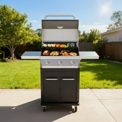 Nexgrill 3 Burner Gas Barbecue Grill + Cover