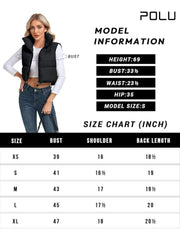 Women's Fashion High Neck Cropped Waistcoat