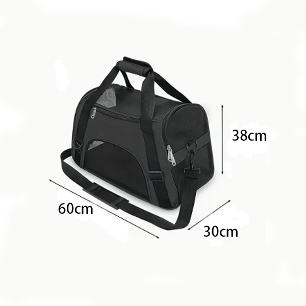 Portable Pet Carrier Backpack Carrying Mesh Pet Backpack Adjustable Shoulder Strap Small and Medium Cat Dog Rabbit Hamster Backpack Functional Foldable One Shoulder Crossbody Mesh Pocket Strap Suitable for Hiking and Traveling 60*38*30cm