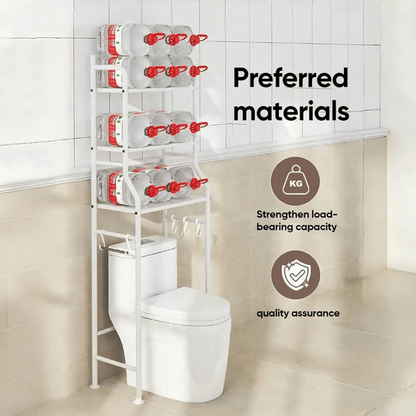 3 Tier Over Toilet Storage Rack Bathroom Laundry Washing Machine Shelf Organizer