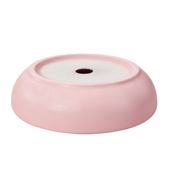 Black/Pink Round Washbasin, 400*400*110MM, includes drain assembly, elegant and stylish home decor washbasin, easy to clean, suitable for bathrooms, hotel restrooms, and balconies.