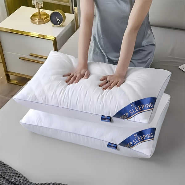2pcs/4pcs Bedding Pillow, Neck Pillow, Soft, Comfortable, Multifunctional Home Neck Support Pillow, High Quality Pillow Core, Suitable for 4 Seasons: Spring, Summer, Autumn And Winter