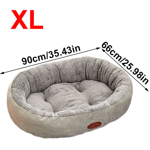 Pet Dog Bed Cat Beds Luxury Soft Washable Puppy Cushion Warm Pet Basket-S M L XL